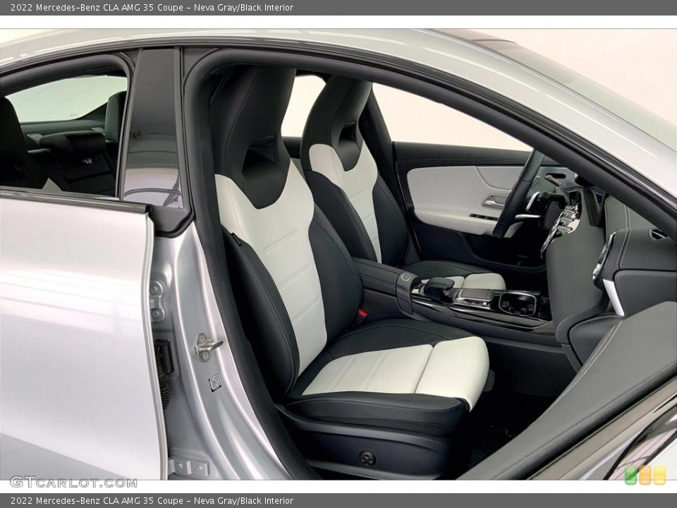 Neva Gray/Black Interior Photo for the 2022 Mercedes-Benz CLA AMG 35 Coupe #144759705