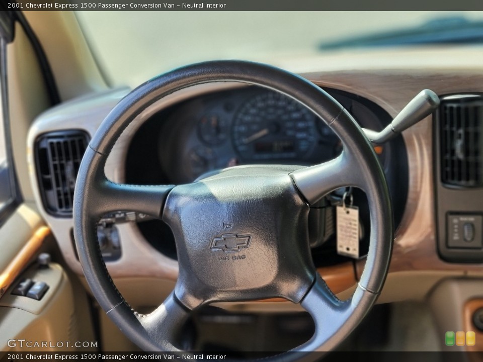 Neutral Interior Steering Wheel for the 2001 Chevrolet Express 1500 Passenger Conversion Van #144759795