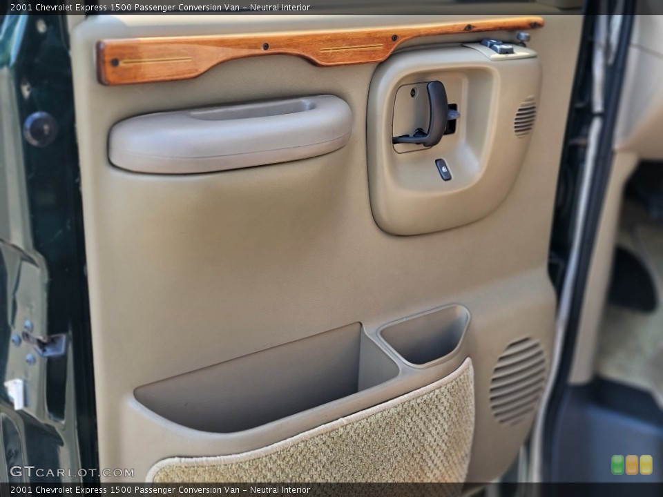 Neutral Interior Door Panel for the 2001 Chevrolet Express 1500 Passenger Conversion Van #144759996