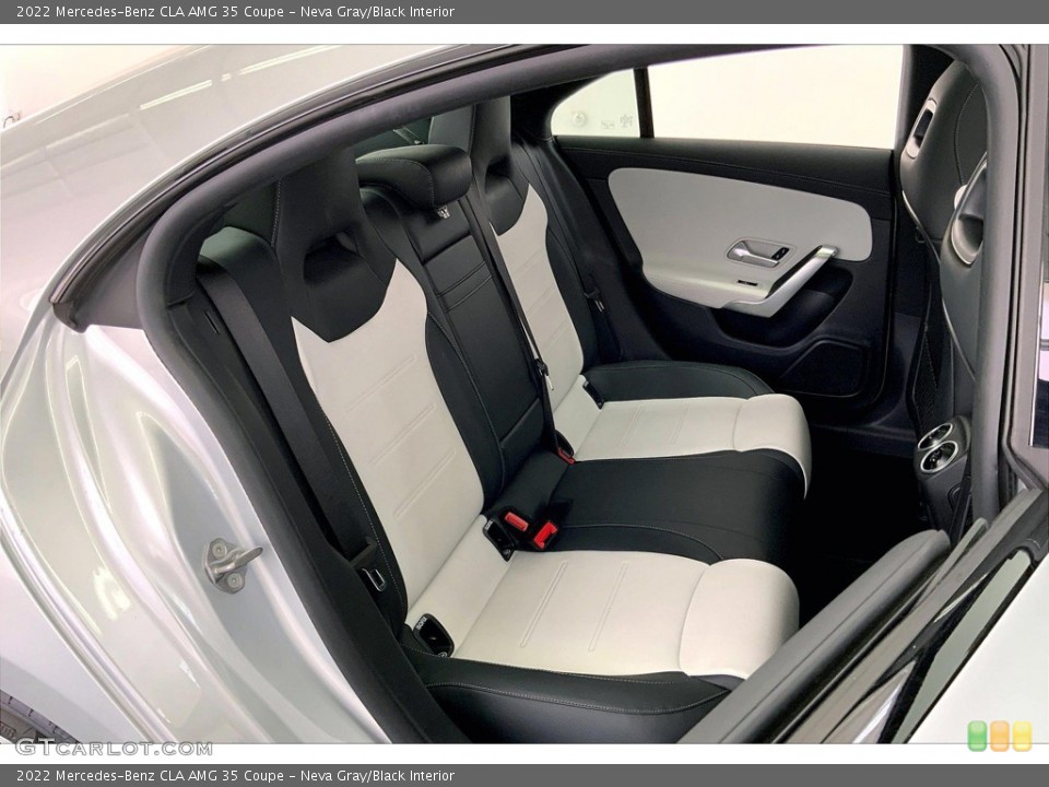 Neva Gray/Black Interior Rear Seat for the 2022 Mercedes-Benz CLA AMG 35 Coupe #144760044