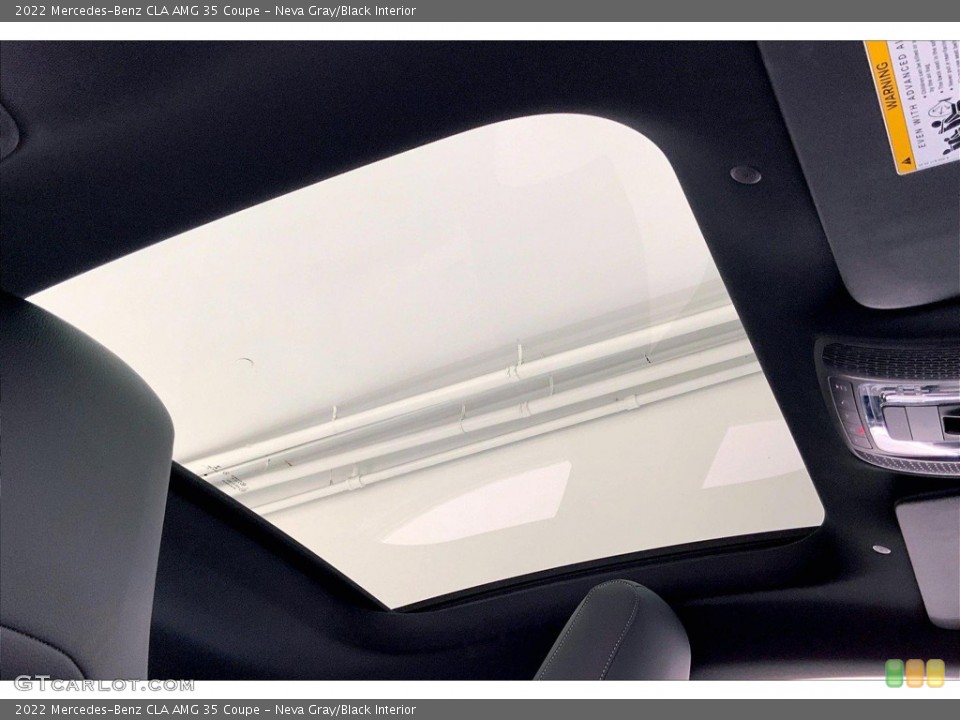 Neva Gray/Black Interior Sunroof for the 2022 Mercedes-Benz CLA AMG 35 Coupe #144760203