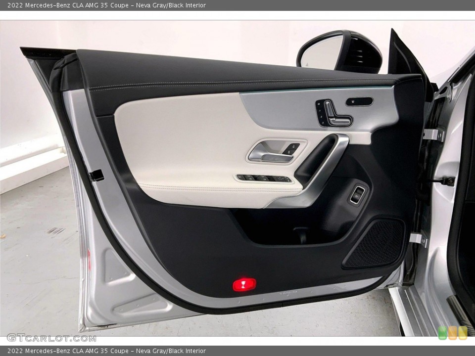 Neva Gray/Black Interior Door Panel for the 2022 Mercedes-Benz CLA AMG 35 Coupe #144760227