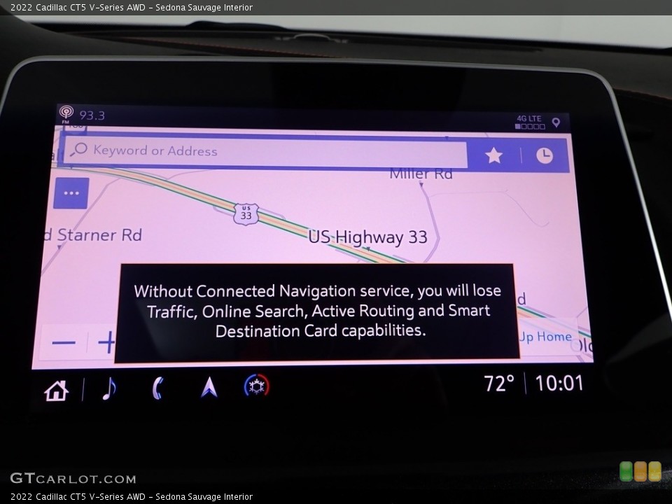 Sedona Sauvage Interior Navigation for the 2022 Cadillac CT5 V-Series AWD #144760482