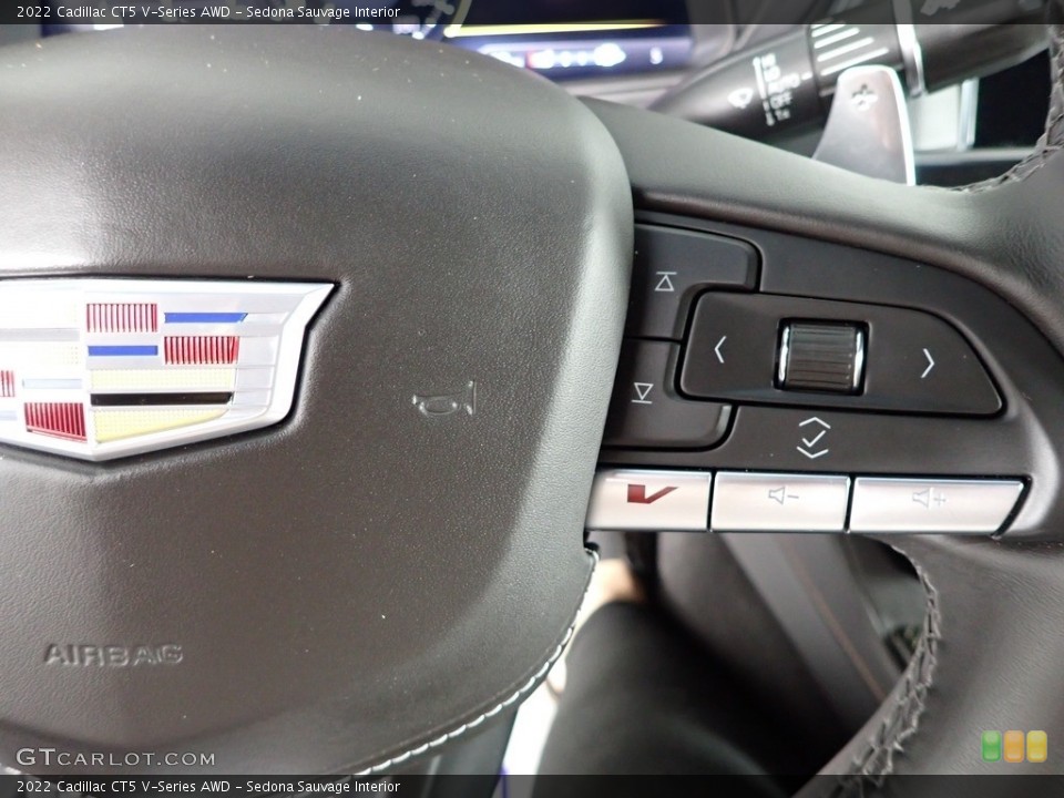 Sedona Sauvage Interior Steering Wheel for the 2022 Cadillac CT5 V-Series AWD #144760893