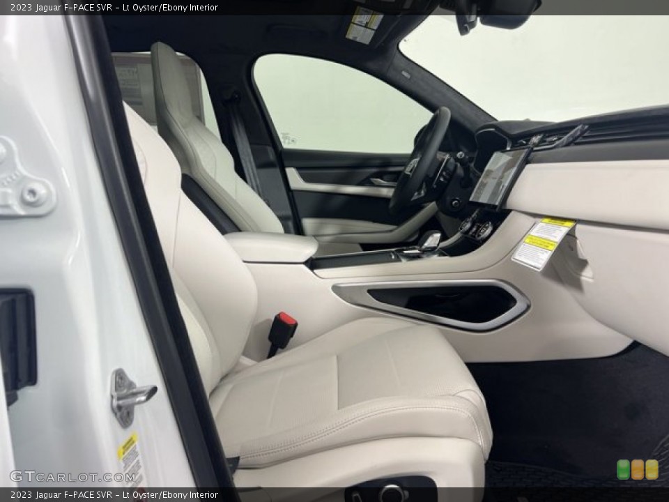 Lt Oyster/Ebony Interior Photo for the 2023 Jaguar F-PACE SVR #144762801