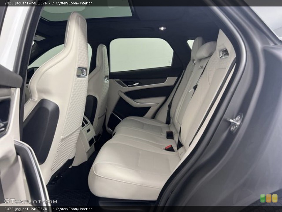 Lt Oyster/Ebony Interior Rear Seat for the 2023 Jaguar F-PACE SVR #144762831