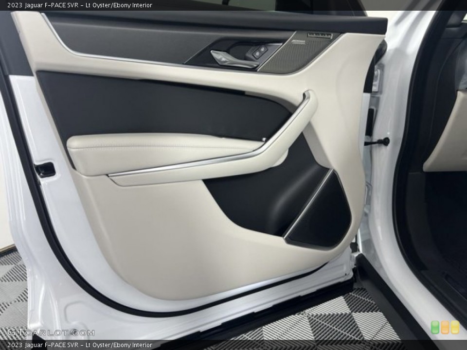 Lt Oyster/Ebony Interior Door Panel for the 2023 Jaguar F-PACE SVR #144762942