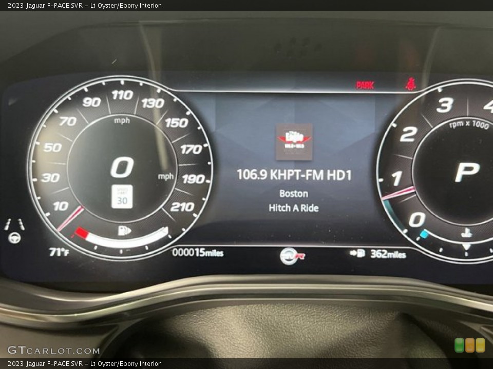 Lt Oyster/Ebony Interior Gauges for the 2023 Jaguar F-PACE SVR #144762993