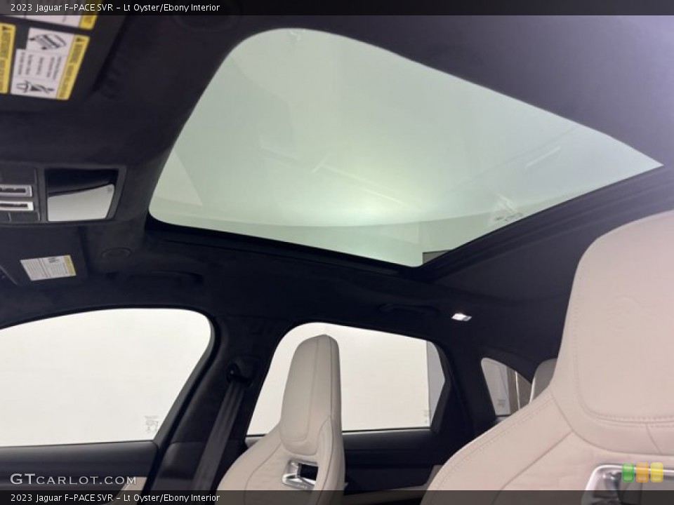 Lt Oyster/Ebony Interior Sunroof for the 2023 Jaguar F-PACE SVR #144763101