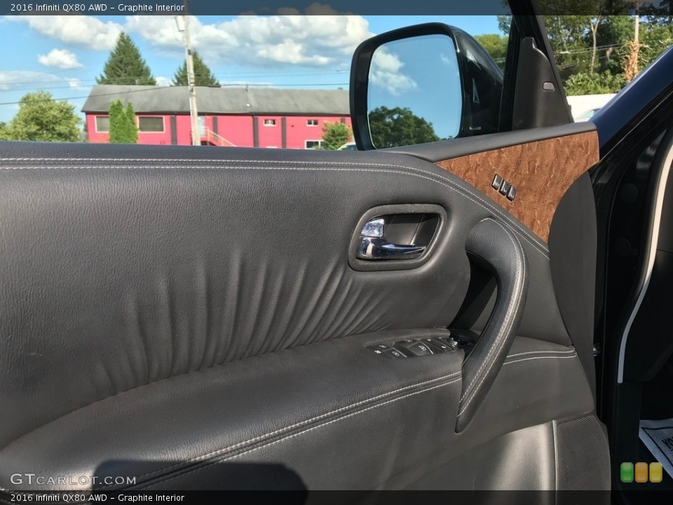Graphite Interior Door Panel for the 2016 Infiniti QX80 AWD #144763581