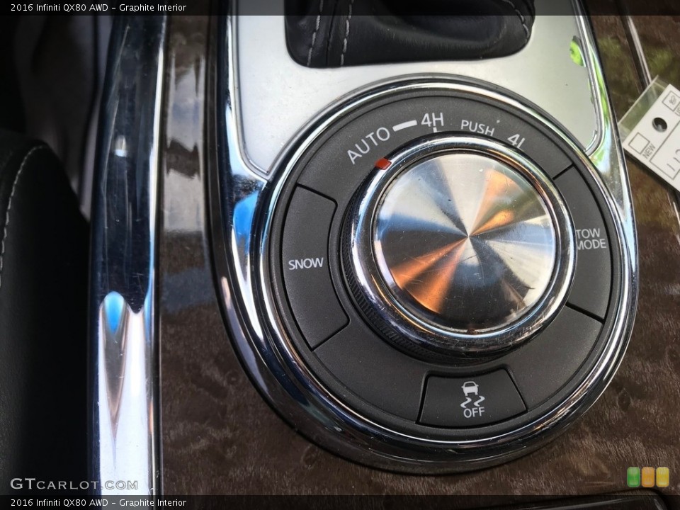 Graphite Interior Controls for the 2016 Infiniti QX80 AWD #144763638