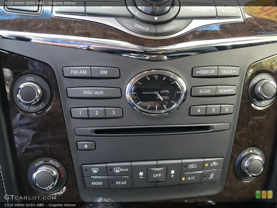 Graphite Interior Controls for the 2016 Infiniti QX80 AWD #144763656