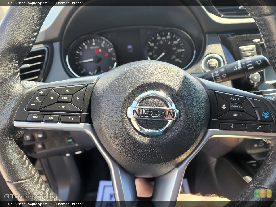 Charcoal Interior Steering Wheel for the 2019 Nissan Rogue Sport SL #144765049