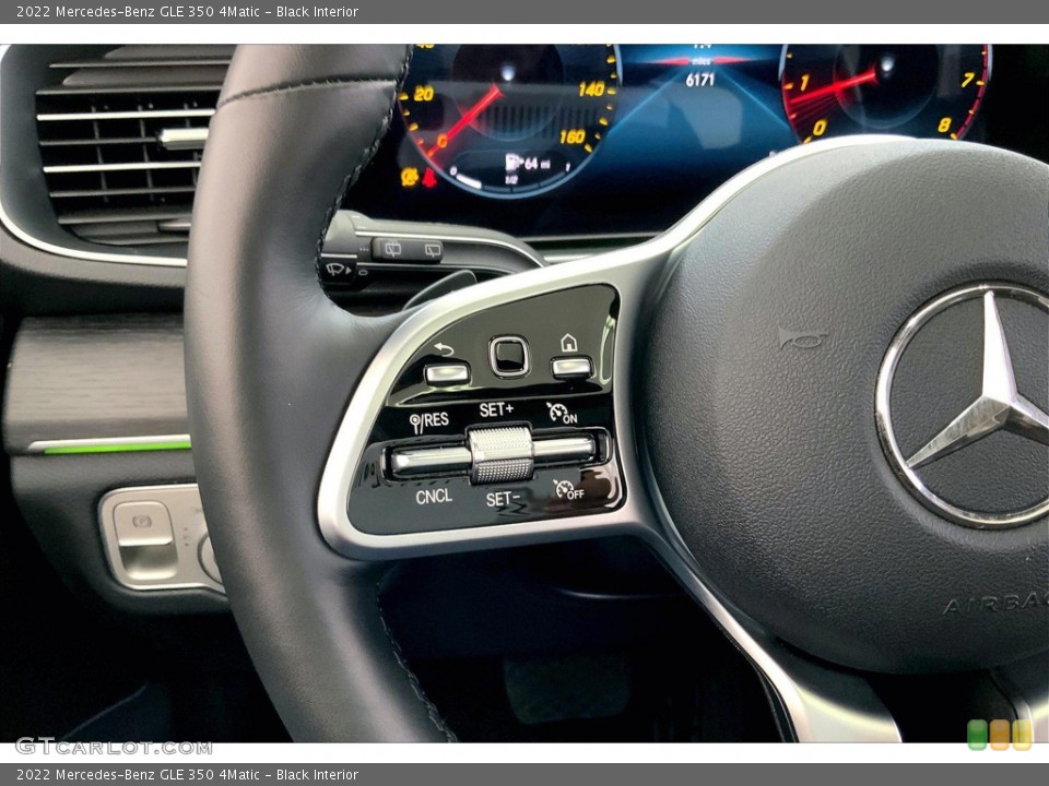 Black Interior Steering Wheel for the 2022 Mercedes-Benz GLE 350 4Matic #144766197