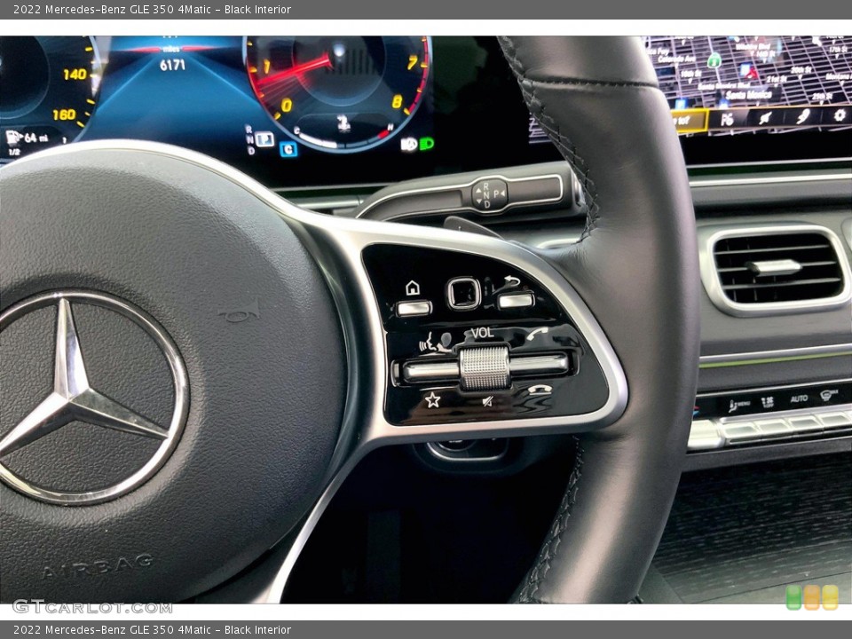 Black Interior Steering Wheel for the 2022 Mercedes-Benz GLE 350 4Matic #144766224