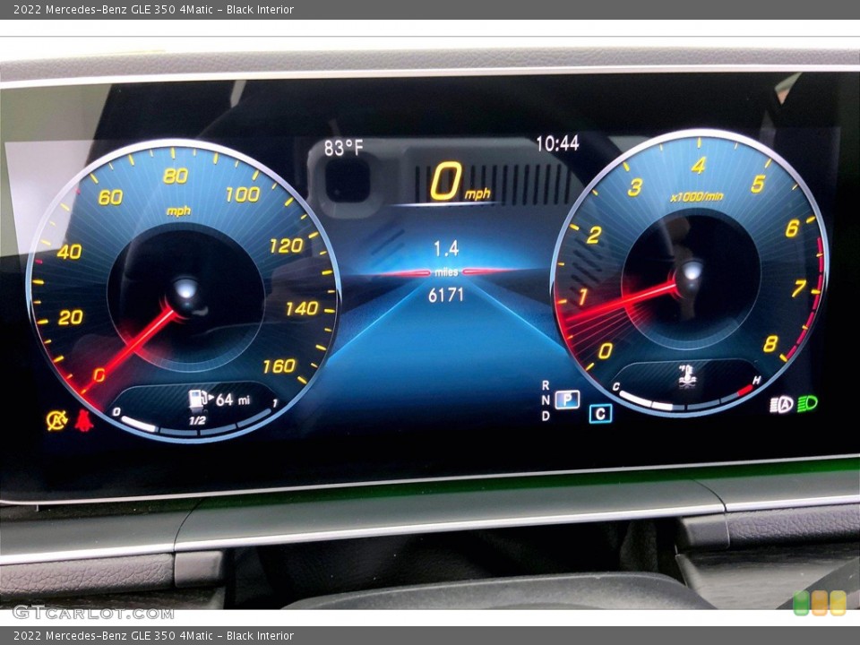 Black Interior Gauges for the 2022 Mercedes-Benz GLE 350 4Matic #144766248