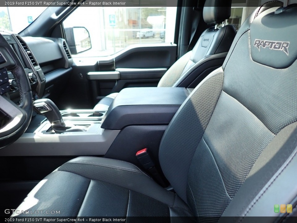 Raptor Black Interior Front Seat for the 2019 Ford F150 SVT Raptor SuperCrew 4x4 #144766581