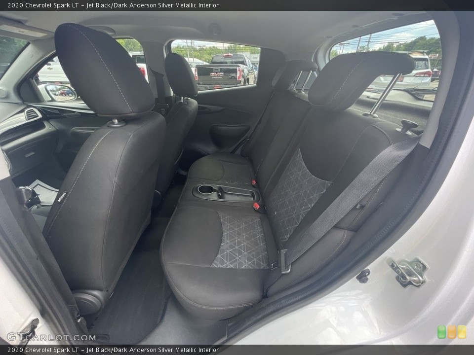 Jet Black/Dark Anderson Silver Metallic Interior Rear Seat for the 2020 Chevrolet Spark LT #144767370