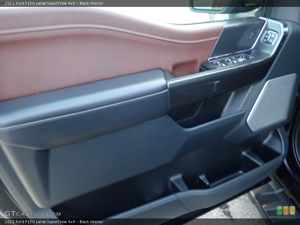 Black Interior Door Panel for the 2021 Ford F150 Lariat SuperCrew 4x4 #144767496