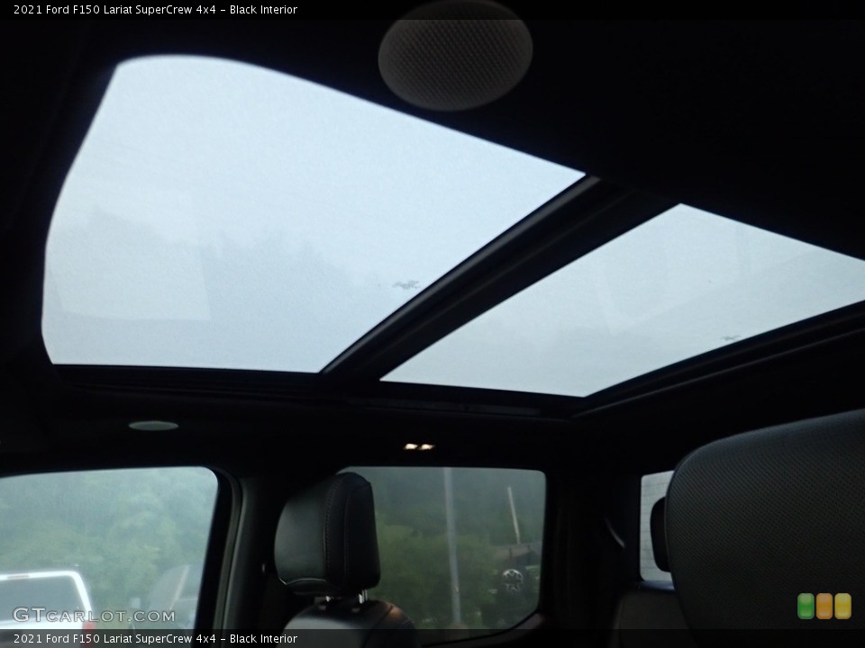 Black Interior Sunroof for the 2021 Ford F150 Lariat SuperCrew 4x4 #144767523