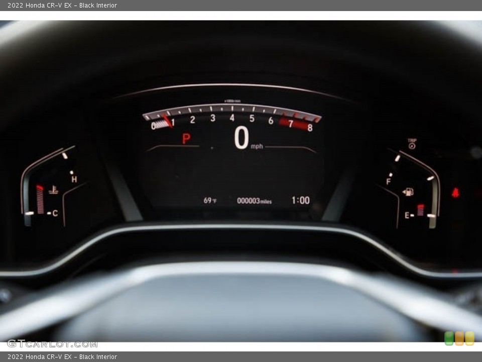 Black Interior Gauges for the 2022 Honda CR-V EX #144768615