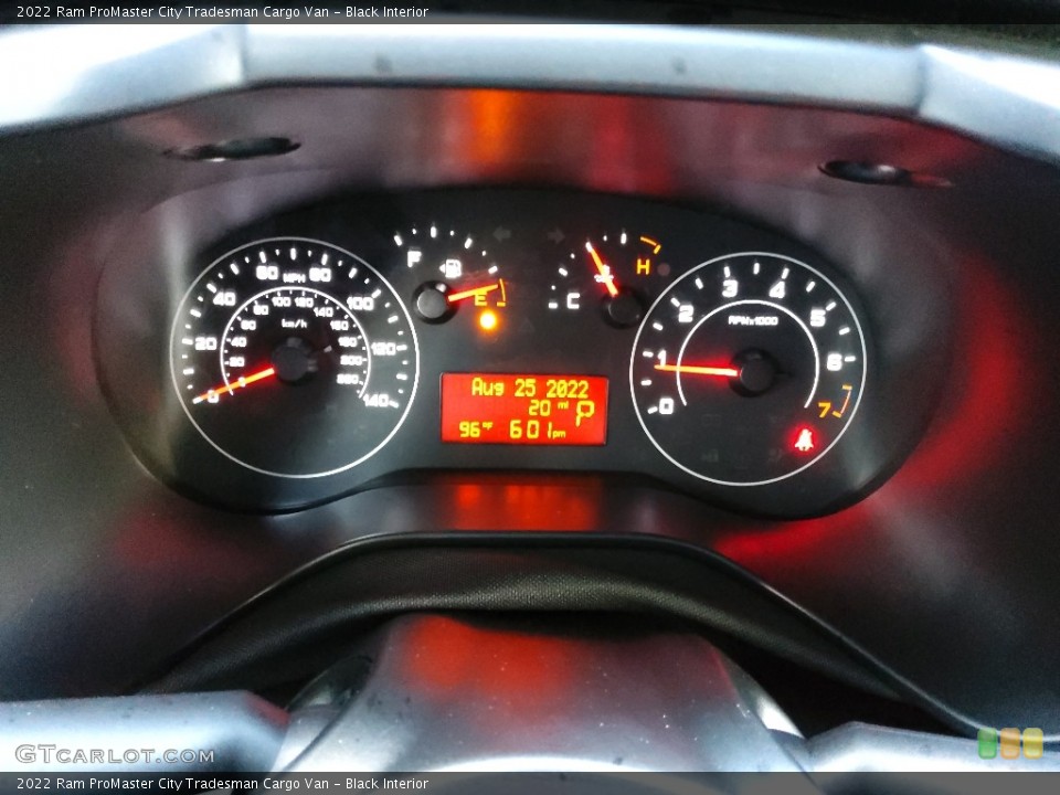 Black Interior Gauges for the 2022 Ram ProMaster City Tradesman Cargo Van #144768759