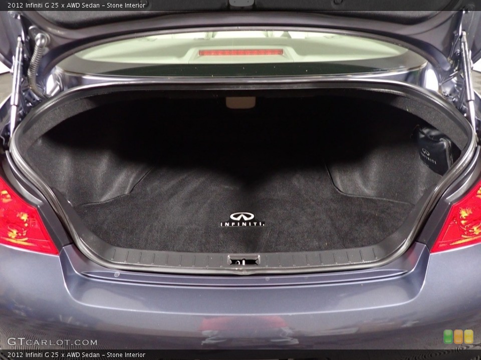Stone Interior Trunk for the 2012 Infiniti G 25 x AWD Sedan #144770094