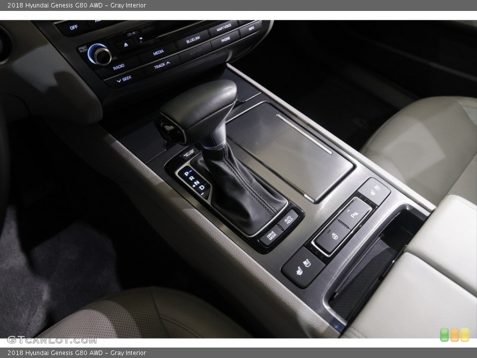 Gray Interior Transmission for the 2018 Hyundai Genesis G80 AWD #144770739