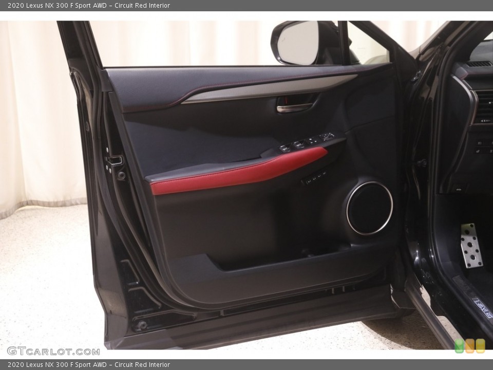 Circuit Red Interior Door Panel for the 2020 Lexus NX 300 F Sport AWD #144772063