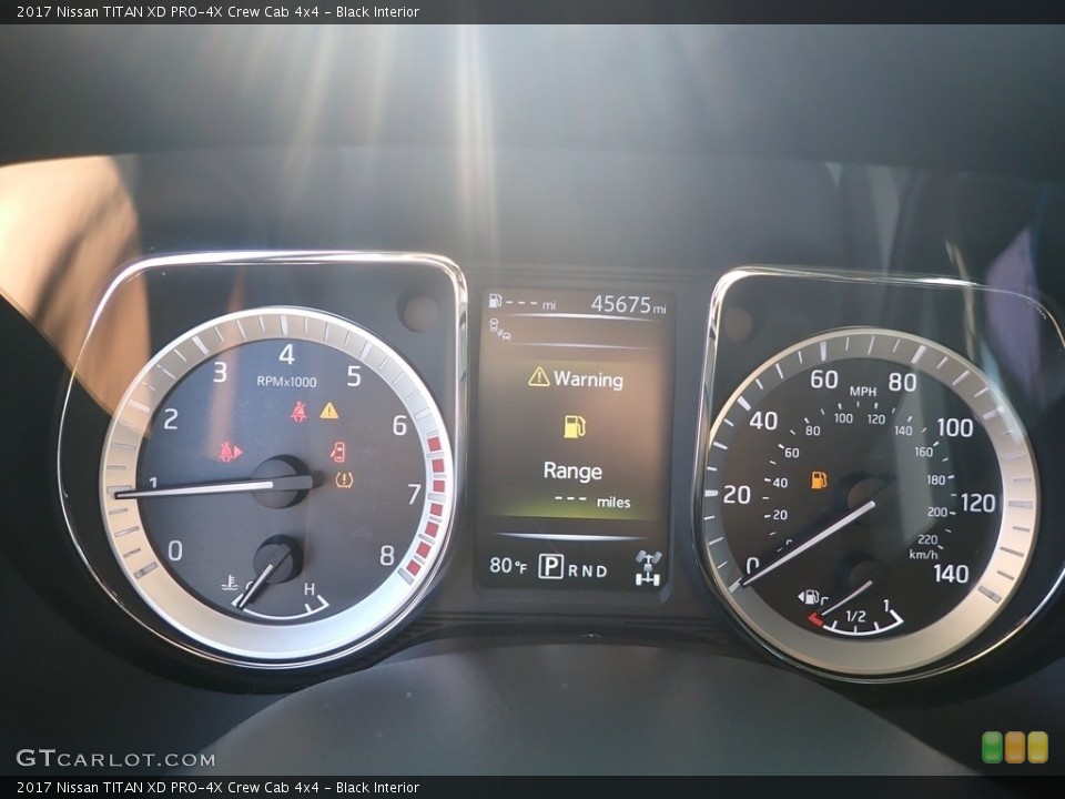 Black Interior Gauges for the 2017 Nissan TITAN XD PRO-4X Crew Cab 4x4 #144772351