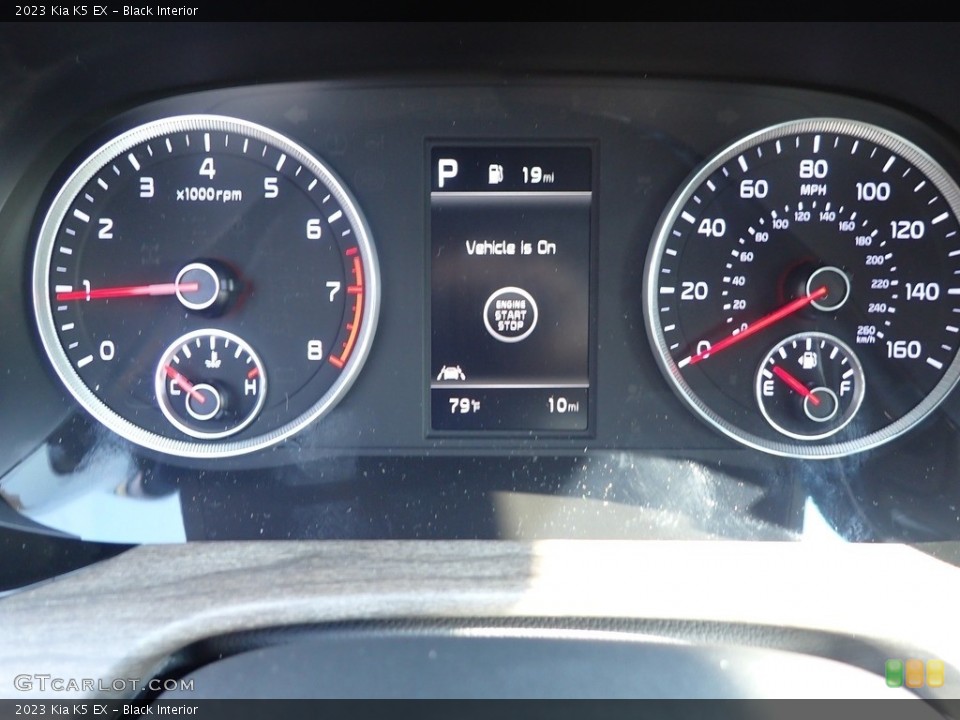 Black Interior Gauges for the 2023 Kia K5 EX #144773410