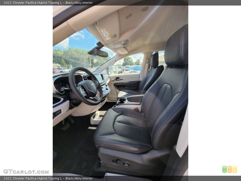 Black/Alloy Interior Front Seat for the 2022 Chrysler Pacifica Hybrid Touring L #144777401