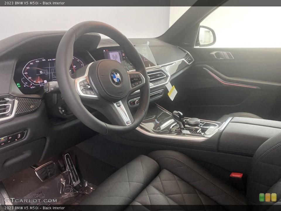 Black Interior Dashboard for the 2023 BMW X5 M50i #144777443