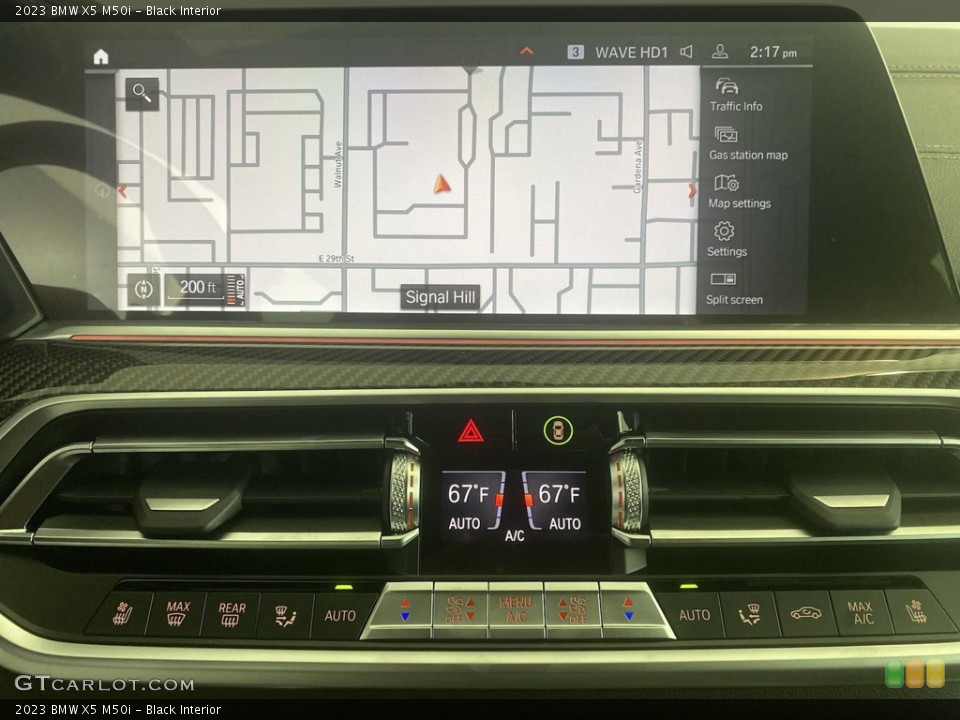 Black Interior Navigation for the 2023 BMW X5 M50i #144777623