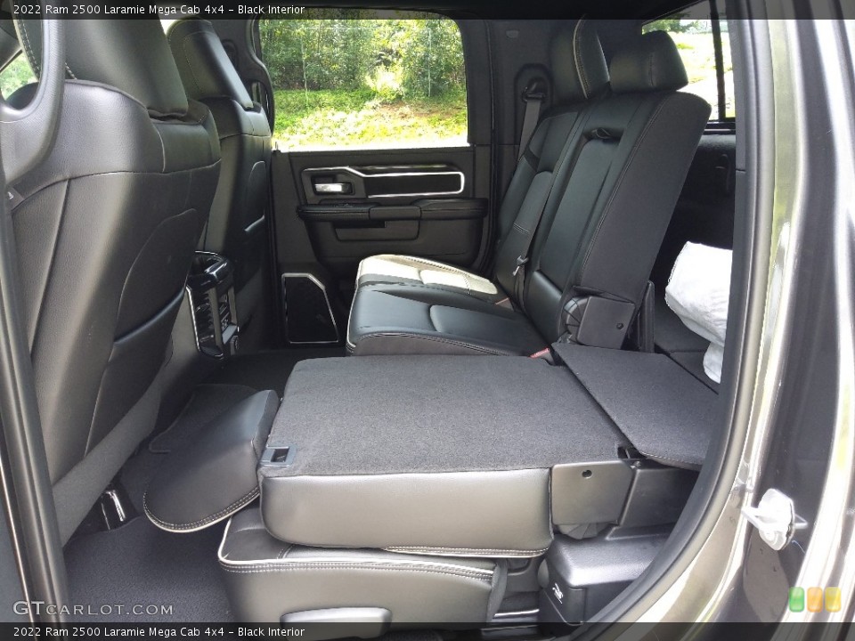 Black Interior Rear Seat for the 2022 Ram 2500 Laramie Mega Cab 4x4 #144778193