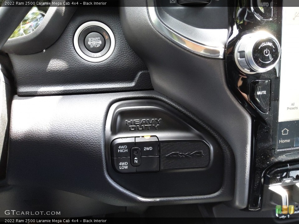 Black Interior Controls for the 2022 Ram 2500 Laramie Mega Cab 4x4 #144778354