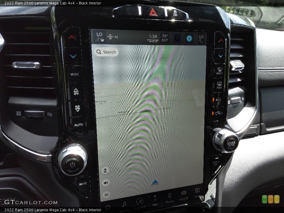 Black Interior Navigation for the 2022 Ram 2500 Laramie Mega Cab 4x4 #144778391