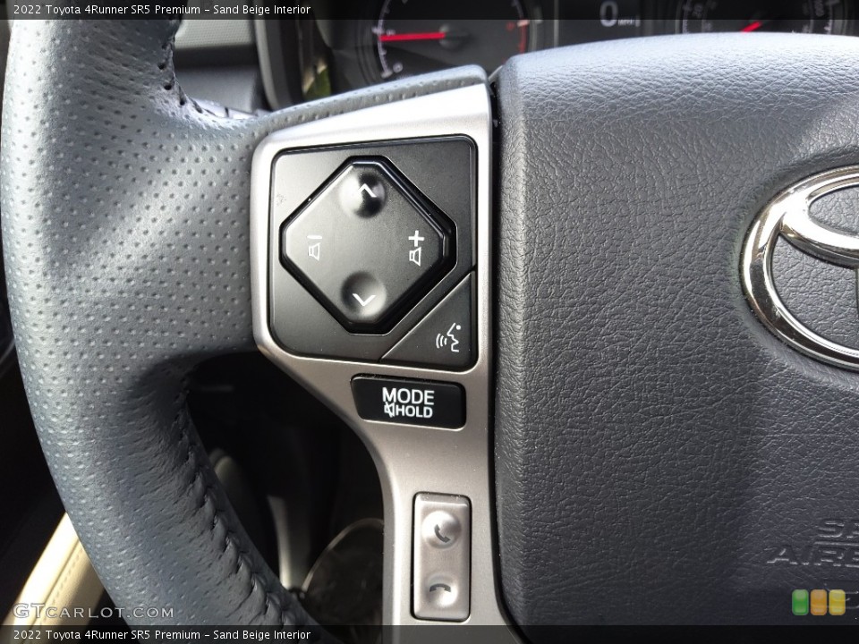 Sand Beige Interior Steering Wheel for the 2022 Toyota 4Runner SR5 Premium #144778511