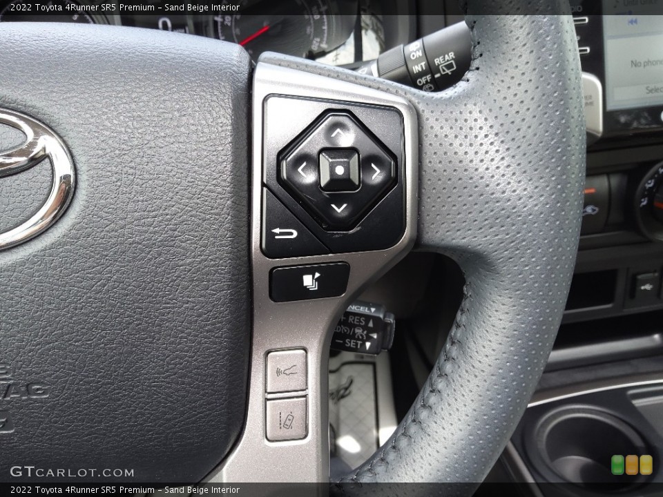 Sand Beige Interior Steering Wheel for the 2022 Toyota 4Runner SR5 Premium #144778532