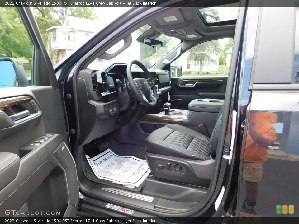 Jet Black Interior Front Seat for the 2022 Chevrolet Silverado 1500 RST Sherrod LZ-1 Crew Cab 4x4 #144778544