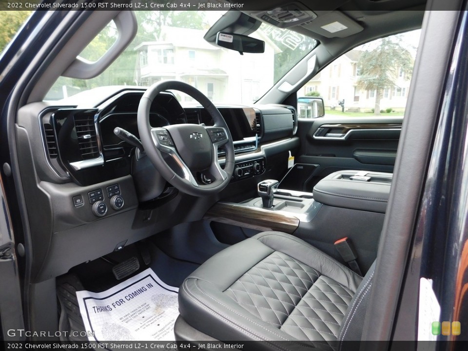 Jet Black Interior Photo for the 2022 Chevrolet Silverado 1500 RST Sherrod LZ-1 Crew Cab 4x4 #144778565