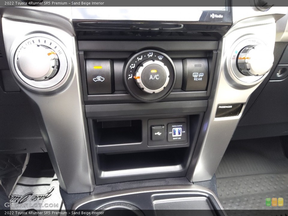 Sand Beige Interior Controls for the 2022 Toyota 4Runner SR5 Premium #144778619