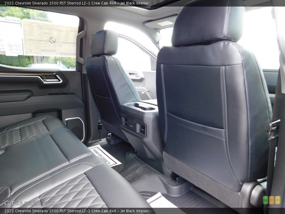 Jet Black Interior Rear Seat for the 2022 Chevrolet Silverado 1500 RST Sherrod LZ-1 Crew Cab 4x4 #144778691