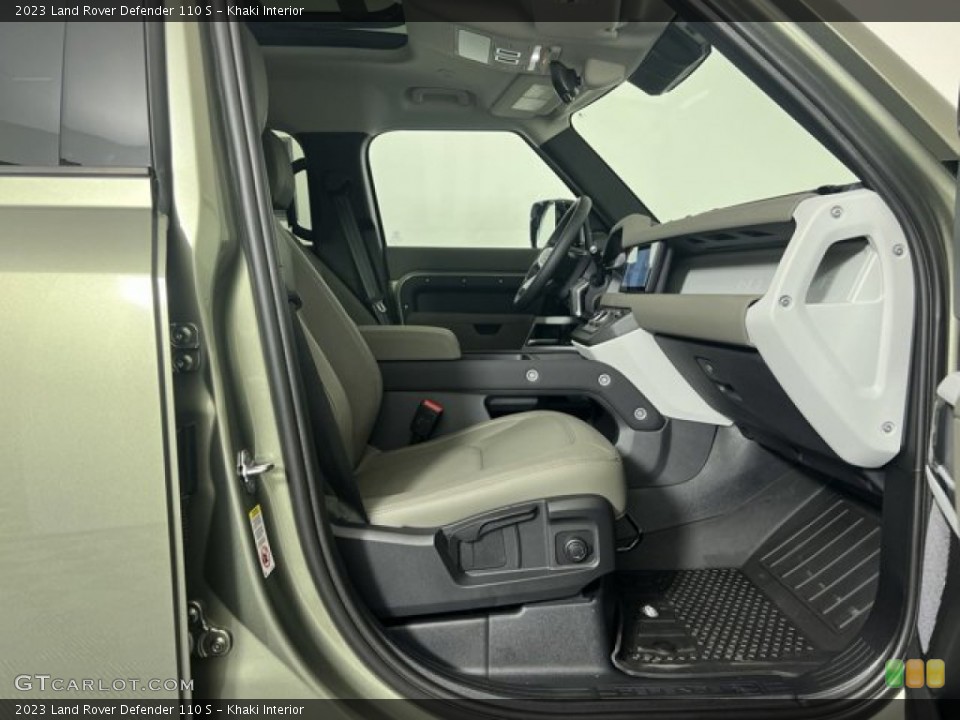 Khaki 2023 Land Rover Defender Interiors