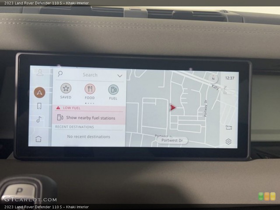 Khaki Interior Navigation for the 2023 Land Rover Defender 110 S #144779531