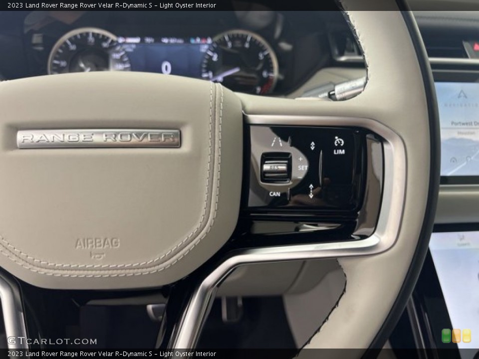 Light Oyster Interior Steering Wheel for the 2023 Land Rover Range Rover Velar R-Dynamic S #144780043