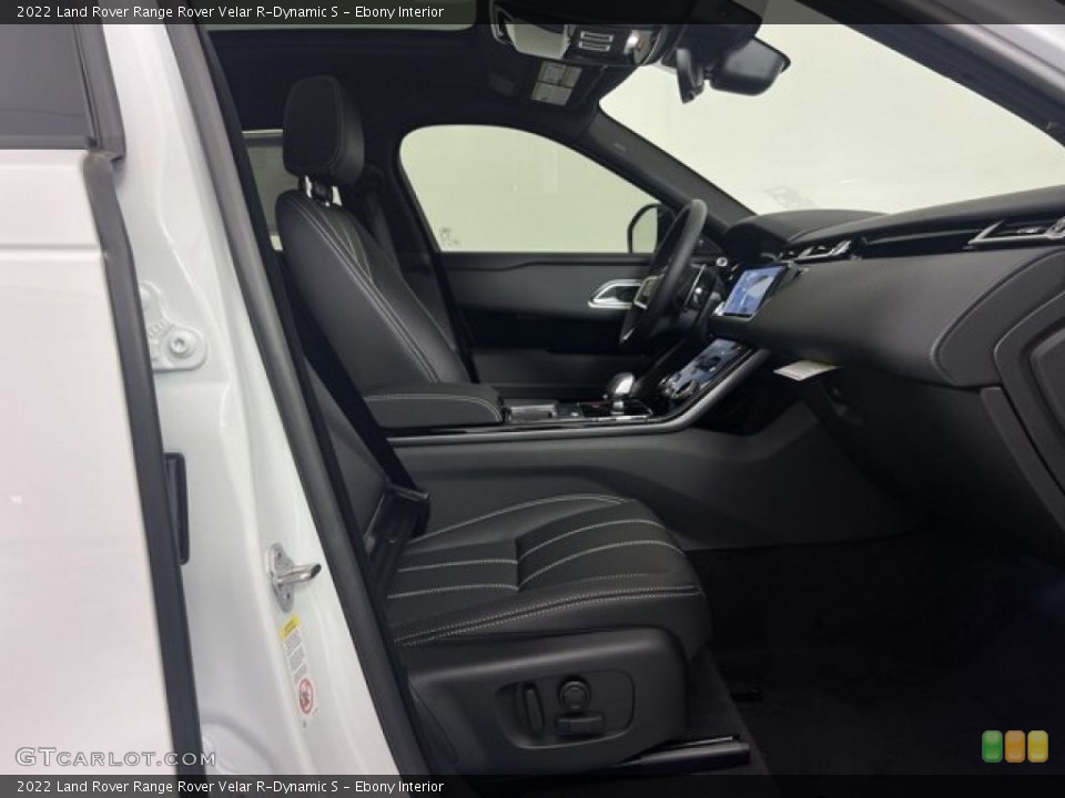 Ebony Interior Front Seat for the 2022 Land Rover Range Rover Velar R-Dynamic S #144780175