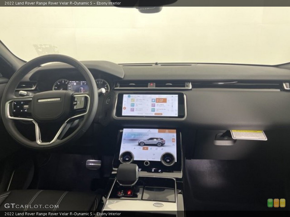 Ebony Interior Dashboard for the 2022 Land Rover Range Rover Velar R-Dynamic S #144780187
