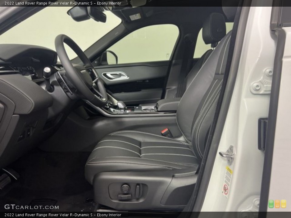 Ebony Interior Photo for the 2022 Land Rover Range Rover Velar R-Dynamic S #144780274