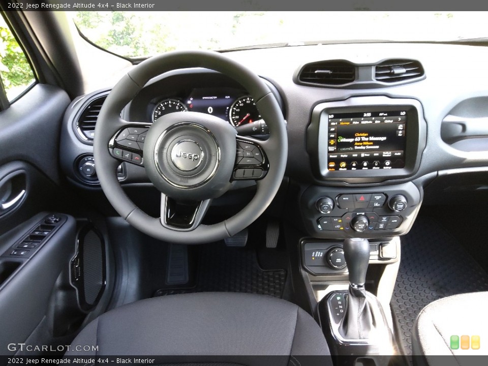 Black Interior Dashboard for the 2022 Jeep Renegade Altitude 4x4 #144782840
